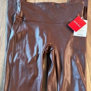 NWT Spanx faux leather leggings